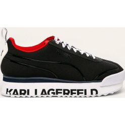 Puma - Buty. Czarne buty sportowe damskie Puma, bez wzorów, z materiału, sportowe. W wyprzedaży za 459,90 zł.