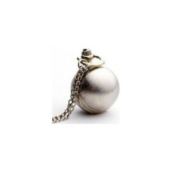 KULECZKA I (SILVER) zegarek wisiorek na łańcuszku. Pomarańczowe zegarki damskie Drobiny czasu, ze stali. Za 109,00 zł.