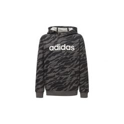 Bluzy Dziecko adidas Bluza z kapturem Linear. Szare bluzy chłopięce marki Adidas, z kapturem. Za 179,00 zł.