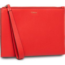 Torebka FURLA - Babylon 1056533 E EAX1 ARE Fuoco h. Czerwone torebki klasyczne damskie Furla, z aplikacjami, ze skóry, eleganckie, zdobione, bez dodatków. Za 429,00 zł.