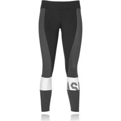 Asics Spodnie Color Block 7/8 Tight W Czarno-Szare M. Szare spodnie damskie Asics, s, bez wzorów, ze skóry, sportowe, do biegania. Za 265,00 zł.