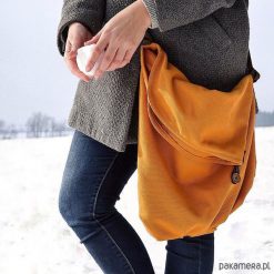 Torba Worek TEGULA PENDULA LUTEA. Żółte torby męskie na ramię marki Pakamera, na ramię. Za 249,00 zł.