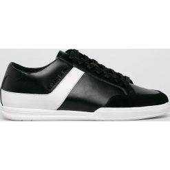 Versace Jeans - Buty. Czarne buty sportowe męskie Versace Jeans, z jeansu, na sznurówki. W wyprzedaży za 369,90 zł.