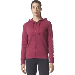 Bluzy rozpinane damskie: Adidas Bluza damska ESS LIN FZH FL czerwona r. XS (BR2448)