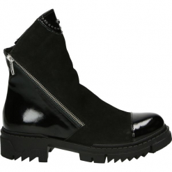 Botki - 517778 BLACK. Czarne botki damskie skórzane Venezia. Za 459,00 zł.