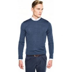 Swetry klasyczne męskie: sweter versa półgolf niebieski
