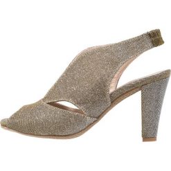 Carvela Comfort ARABELLA Szpilki bez palców metal. Szare czółenka damskie marki Carvela Comfort, bez wzorów, ze skóry, z otwartym noskiem, bez obcasa, na szpilce, bez zapięcia. Za 569,00 zł.