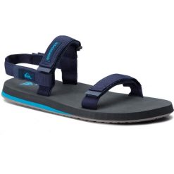 Sandały QUIKSILVER - AQBL100337 Xbsb. Niebieskie klapki damskie Quiksilver, bez wzorów, z tworzywa sztucznego, bez obcasa. W wyprzedaży za 119,00 zł.