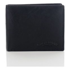 Skórzany portfel męski Bag Street GA189 czarny - Czarny. Czarne portfele męskie Bag Street, bez wzorów, ze skóry. Za 39,99 zł.