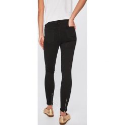 Answear - Jeansy. Czarne jeansy damskie ANSWEAR, s, bez wzorów, z elastanu. W wyprzedaży za 99,90 zł.