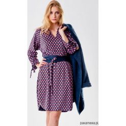 Sukienka szmizjerka FIO Sonja - violet. Sukienki damskie Pakamera, bez wzorów, bez kołnierzyka, bez rękawów, szmizjerki. Za 335,00 zł.