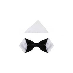 Czarno-biała mucha męska diament. Czarne muszki męskie Modini Moda Męska, na co dzień, bez wzorów, z tkaniny, eleganckie. Za 49,50 zł.