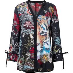 Desigual Koszula damska Cam Peacock M czarny. Czarne koszule damskie Desigual, m, bez wzorów, bez kołnierzyka, bez rękawów. W wyprzedaży za 239,00 zł.
