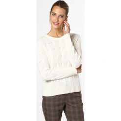 Marie Lund - Sweter damski, beżowy. Brązowe swetry damskie Marie Lund, m, bez wzorów, z bawełny, klasyczne, bez rękawów, bez kaptura. Za 229,95 zł.