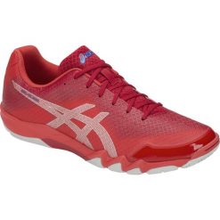 Asics Gel-Blade 6 R703N-600 buty do squasha męskie czerwone 46. Czerwone buty sportowe męskie Asics, z gumy, bez zapięcia, na fitness i siłownię. W wyprzedaży za 329,99 zł.