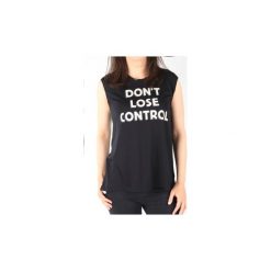 Topy na ramiączkach / T-shirty bez rękawów Lee T-shirt Muscle Tank Black L42CPB01. Czarne bluzki damskie Lee, s, bez wzorów, bez kołnierzyka. Za 105,38 zł.