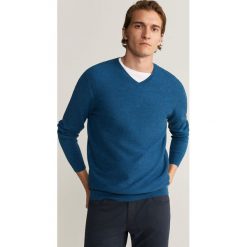 Mango Man - Sweter Tenv. Pomarańczowe swetry męskie Mango Man, s, bez wzorów, z bawełny, bez kołnierzyka, bez kaptura. Za 139,99 zł.