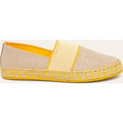 Gant - Espadryle Raffiaville. Brązowe espadryle damskie GANT, bez wzorów, ze skóry, bez obcasa, na obcasie. Za 269,90 zł.
