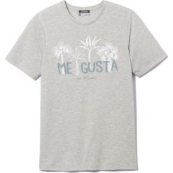 T-shirty męskie: T-shirt z nadrukiem z czystej bawełny