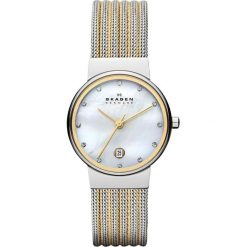 ZEGAREK SKAGEN 355SSGS. Białe zegarki damskie Skagen, ze stali. Za 645,00 zł.