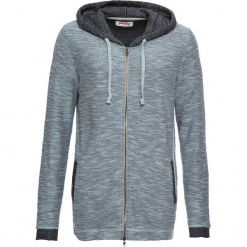 Bluza rozpinana bonprix czarny melanż. Czarne bluzy damskie marki bonprix, bez wzorów, bez rękawów, bez kaptura. Za 59,99 zł.