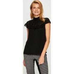 Pinko - Top. Czarne bluzki damskie Pinko, z wiskozy, z golfem. W wyprzedaży za 329,90 zł.