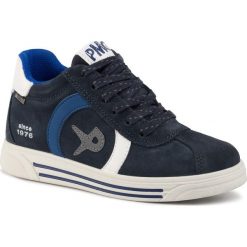 Sneakersy PRIMIGI - GORE-TEX 4375822 S Navy. Niebieskie trampki chłopięce Primigi, bez wzorów, ze skóry, na sznurówki. Za 349,00 zł.