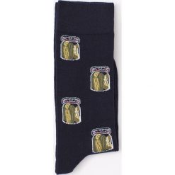 Skarpety pickles granatowy. Niebieskie skarpetki męskie Recman. Za 29,00 zł.