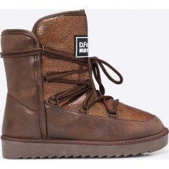 Botki damskie lity: D.Franklin – Botki Marron