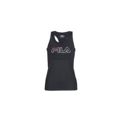 Topy na ramiączkach / T-shirty bez rękawów Fila MIRTH TANK. Czarne bluzki damskie marki Fila, xl, bez wzorów, bez kołnierzyka, bez rękawów. Za 103,20 zł.