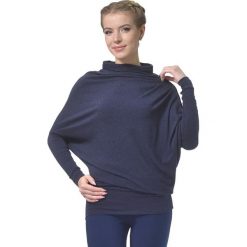 Sweter w kolorze granatowym. Niebieskie swetry klasyczne damskie marki Lada Lucci, xxs, ze stójką. W wyprzedaży za 229,95 zł.
