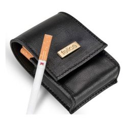 Skórzane damskie etui na papierosy Felice FA14 standard czarne - Czarny. Czarne etui damskie Felice, ze skóry. Za 29,99 zł.
