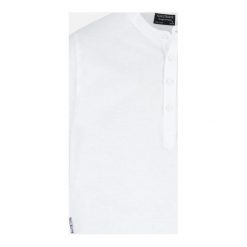 Mayoral - Longsleeve dziecięcy 128-172 cm. Białe koszule chłopięce Mayoral, bez wzorów, z bawełny, z okrągłym kołnierzem, z krótkim rękawem, krótkie. Za 96,90 zł.