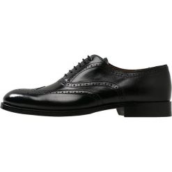Kurt Geiger GRANVILLE Eleganckie buty black. Czarne buty wizytowe męskie marki Kurt Geiger, ze skóry, na sznurówki. Za 879,00 zł.