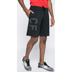 Reebok - Szorty. Szare spodenki sportowe męskie marki Reebok, z elastanu, sportowe. W wyprzedaży za 199,90 zł.