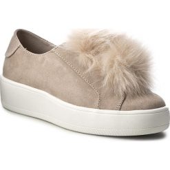 Półbuty STEVE MADDEN - Bryanne Slip-On 91000212-0W0-09001-11006 Nude. Brązowe półbuty męskie marki Steve Madden, z gumy, eleganckie, na koturnie. W wyprzedaży za 269,00 zł.