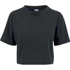 Bluzki asymetryczne: Urban Classics Ladies Short Oversized Tee Koszulka damska czarny