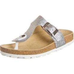 Buty dziecięce: Japonki w kolorze srebrnym
