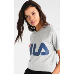Bluzki, topy, tuniki: Fila CLASSIC LOGO TEE Tshirt z nadrukiem light grey melange/blue dephts
