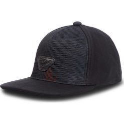 Czapka z daszkiem EMPORIO ARMANI - 627503 8A553 00020 Nero. Czarne czapki męskie Emporio Armani, bez wzorów, z poliesteru. W wyprzedaży za 289,00 zł.