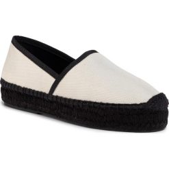 Espadryle FURLA - Easy 1061482 S YC91 YJM8 Toni Ecru/Nero. Białe espadryle damskie Furla, na co dzień, bez wzorów, ze skóry, bez obcasa, na płaskiej podeszwie, bez zapięcia. Za 629,00 zł.