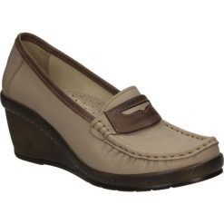 MOKASYNY GINO FABIANI 1593/50. Szare mokasyny damskie Gino Fabiani. Za 119,99 zł.