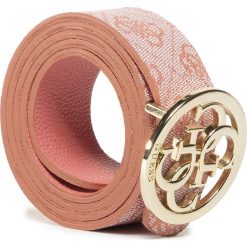 Pasek Damski GUESS - Candace Belts BW7333 VIN35 COR. Pomarańczowe paski damskie Guess, w paski, ze skóry ekologicznej. W wyprzedaży za 169,00 zł.