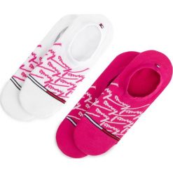 Zestaw 2 par stopek damskich TOMMY HILFIGER - 391009001 Fuchsia Purple 531. Różowe skarpetki damskie TOMMY HILFIGER, bez wzorów, z elastanu. Za 44,99 zł.
