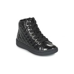 Buty Dziecko Geox CREAMY. Czarne trampki dziewczęce Geox, bez wzorów, bez zapięcia. Za 167,40 zł.