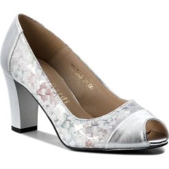 Półbuty SERGIO BARDI - Barcis SS127330318GM 618. Szare półbuty damskie marki Sergio Bardi, bez wzorów, ze skóry, eleganckie, bez obcasa, na obcasie, bez zapięcia. W wyprzedaży za 189,00 zł.