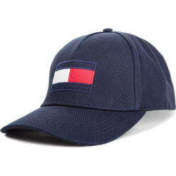 Czapka z daszkiem TOMMY HILFIGER - Flag Cap AM0AM04299 413. Niebieskie czapki z daszkiem męskie TOMMY HILFIGER, z bawełny. Za 179,00 zł.