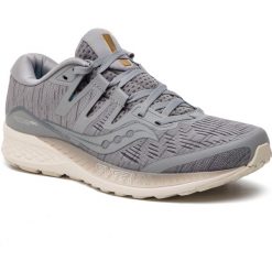 Buty SAUCONY - Ride Iso S20444-41 Grey Shade. Szare buty sportowe męskie Saucony, z tworzywa sztucznego, bez zapięcia, do biegania. Za 579,00 zł.
