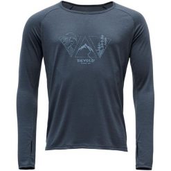 Devold Flø Man Shirt Night L. Szare koszulki męskie termoaktywne marki Devold, s, bez wzorów, z wełny, z długim rękawem. W wyprzedaży za 249,00 zł.