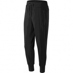 New Balance WP83539BK. Czarne spodnie damskie New Balance, l, z tkaniny. W wyprzedaży za 129,99 zł.